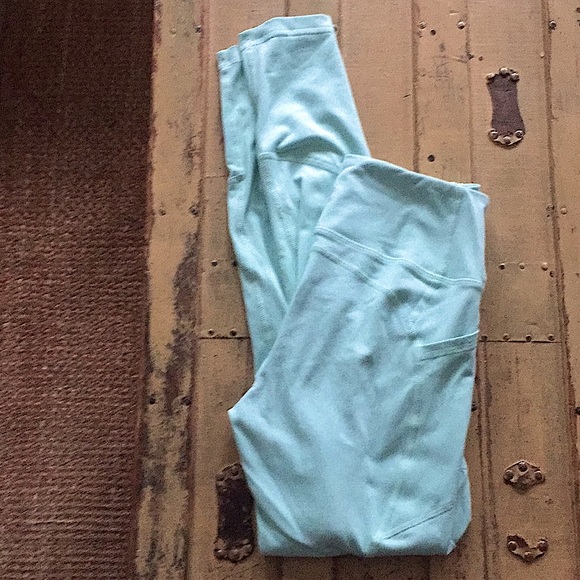 TYC MINT HIGH WAIST 7/8 LENGTH WORKOUT LEGGINGS XS - Picture 4 of 16